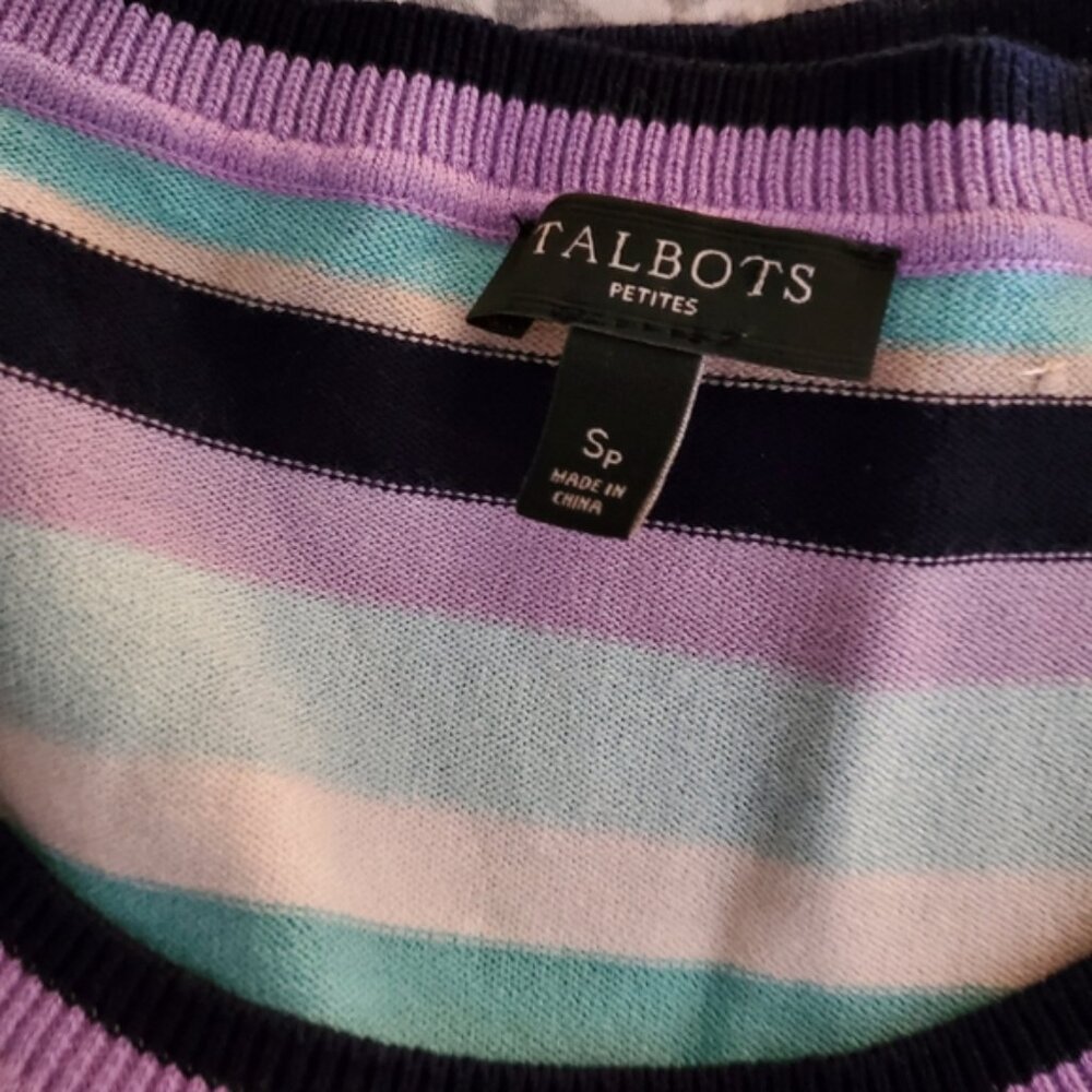 Talbots Spring Easter Sweater Petite Small - image 4